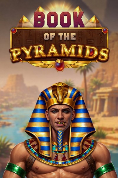 Cover of the Book of the Pyramids slot in the Kingmaker Casino lobby