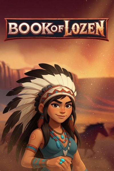 Cover of the slot Book of Lozen in the Betrepublic Casino lobby