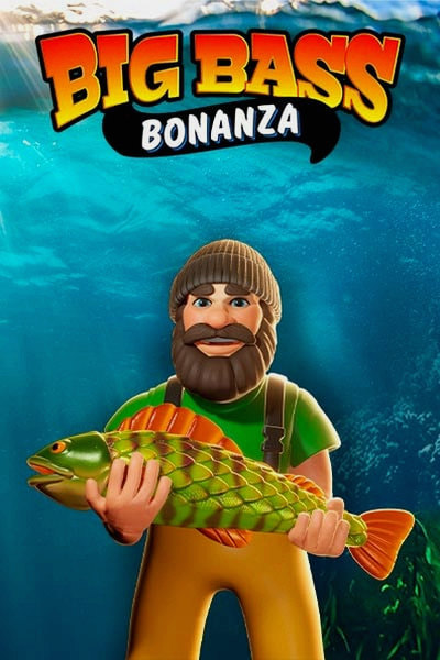 Cover of the slot Big Bass Bonanza in the Betwest Casino lobby